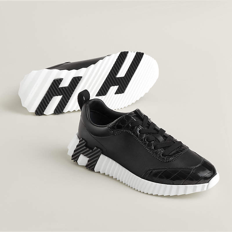 スニーカー 《バウンシング》 - ブラック | Hermès - エルメス-公式サイト